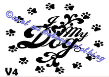 Load image into Gallery viewer, DESIGNS- DOG RELATED PART 1 - BACK OF GARMENT STOCK DESIGNS VINYL
