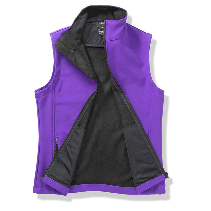 Softshell Gilet-Ladies available in 9 colours