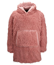Load image into Gallery viewer, The oversized cosy reversible shaggy sherpa hoodie
